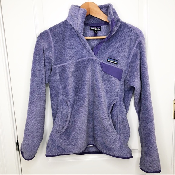 Patagonia Sweaters - Patagonia ReTool Snap T Pullover Light Purple Sz S